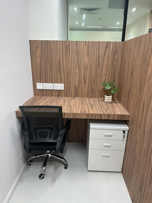 Individual Office Booth private workspace view